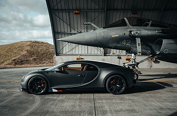 Bugatti-Chiron, jet, Chiron, Car, Bugatti HD wallpaper