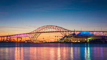 Harbor Bridge, Corpus Christi HD wallpaper