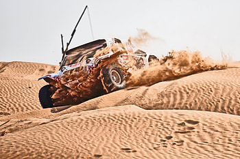 Race cars, Desert sand, Racing, Aniac HD wallpaper