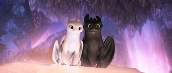Dragon couple, How to Train Your Dragon, movie, 2019 HD wallpaper