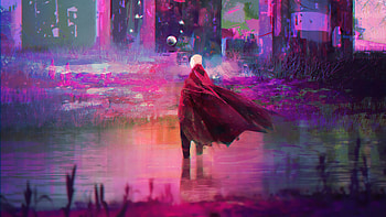 The Lost Monument, artist, artwork, digital-art, artstation HD wallpaper