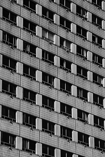 Building, Miscellanea, Miscellaneous, Bw, Chb, Facade, Balcony HD phone wallpaper