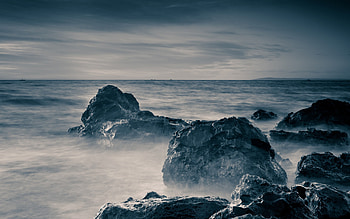 Rock Coast, rock, nature HD wallpaper