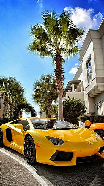 Lamborghini, Cool Yellow Car HD phone wallpaper