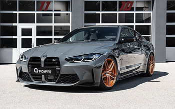 G-POWER G4M CS Bi-TURBO, tuning, BMW M4 Coupe G-Power, gray coupe, M4 tuning, German cars, BMW HD wallpaper