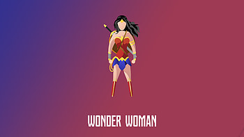 Wonder Woman Illustration , wonder-woman, superheroes, illustration, minimalism, minimalist, digital-art, behance HD wallpaper