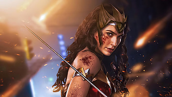 Wonder Woman Spit Out , wonder-woman, superheroes, artist, artwork, digital-art HD wallpaper