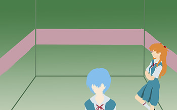 Anime, Neon Genesis Evangelion, Asuka Langley Sohryu, Rei Ayanami, Evangelion HD wallpaper