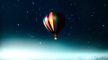 Hot Air Balloon Illustration , air-balloon, artist, artwork, digital-art HD wallpaper