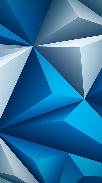 Abstract triangle, 3D abstract, Multidimensional shape, Visual impact HD phone wallpaper