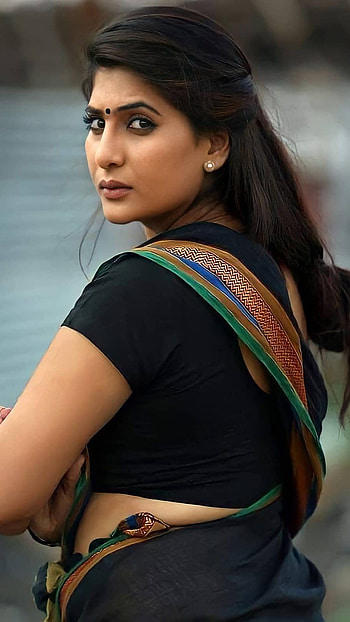 Neha saxena, actress, saree lover HD phone wallpaper