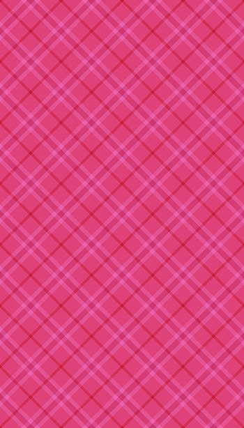 Crimson Pink Hibiscus, tartan pattern HD phone wallpaper