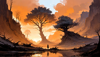 The Lost Travelers, ai, artist, artwork, digital-art, deviantart HD wallpaper