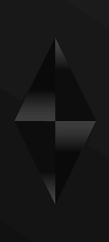 SUPERSHADE, gradient, diamond, black, Abstract, grey, abstract black HD phone wallpaper