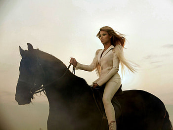 Mystic Rider, fun, art, cowgirls, horses, fog, outdoors, ranch, anime, girls, women, female HD wallpaper