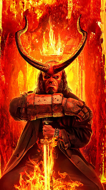 Hellboy (2022) movie HD phone wallpaper