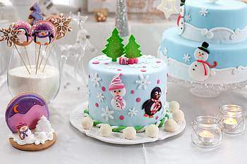 Food, New Year, Cakes, Glaze, Tasty, Delicious, New Year’S HD wallpaper