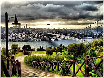 otagtepe,istanbul turkey, sea, turkey, city, istanbul, stars, tourism, bosphorus, bridge, clouds, travel HD wallpaper