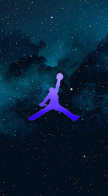 Universe dunk, atmosphere, basketbal, jordan_logo HD phone wallpaper