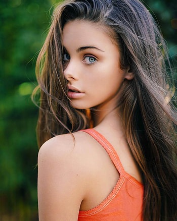 Meika woollard, eye, head HD phone wallpaper