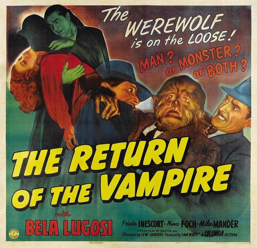 The Return Of The Vampire 1944 - Vintage Movie Posters and Computer Background HD wallpaper