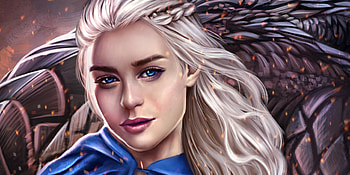 Daenerys Targaryen Fan Artwork, game-of-thrones, tv-shows, daenerys-targaryen, artist, artwork, digital-art, deviantart HD wallpaper