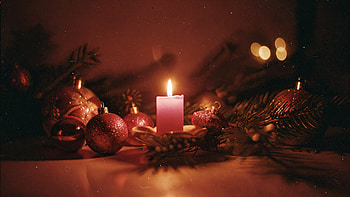 Candle, Christmas Ornaments, Holiday Decorations HD wallpaper