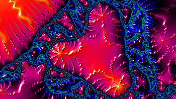 Trippy Psychedelic Fractal, trippy, psychedelic, aesthetic, Abstract, fractal HD wallpaper