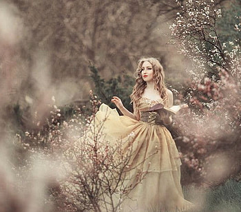 Beauty, Woman, Nature HD wallpaper