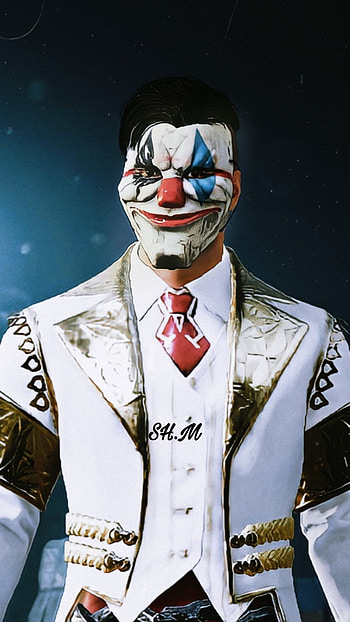 Pubg joker face HD phone wallpaper