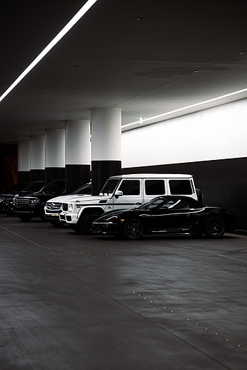 Cars, Parking, Column, Columns HD phone wallpaper