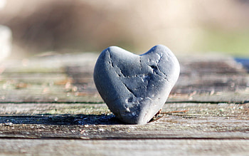 Love, Rock, Surface, Stone, Points, Point, Heart HD wallpaper