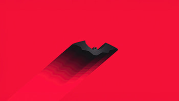 Batamn Red Logo, batman, superheroes, artwork, logo, red HD wallpaper