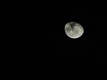 Universe, Night, Moon HD wallpaper