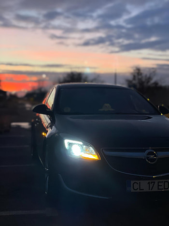 Opel Insignia, cloud, sky, cars, art HD phone wallpaper