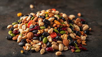 Vibrant Trail Mix - Healthy Snack Background, nut, Seeds, snack HD wallpaper