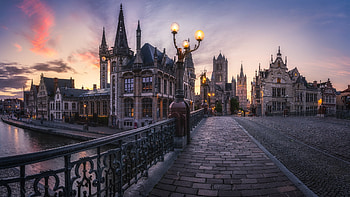 Belgium, bridge, , city HD wallpaper