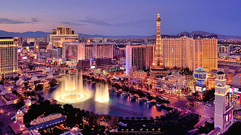 Las Vegas Skyline, Sports lovers' paradise, Marriott Bonvoy traveler, Thrilling activities HD wallpaper