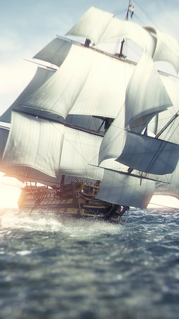 Jackdaw Ship, Sail ship, Samantha Johnson HD phone wallpaper