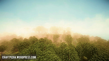 Foggy Woods Minecraft High Definition Blue Ray Background Herobrine Biome HD wallpaper
