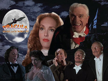 Dead and Loving it, comedy, movie, castle, vampire, collage HD wallpaper