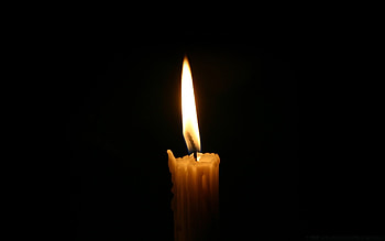 Black flame candle burnt wax dark candlelight christmas burn . Android for . HD wallpaper
