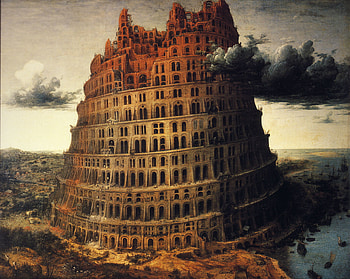 City, Tower Of Babel, Sci Fi HD wallpaper