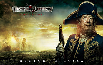 Barbossa, , Pirates of the Caribbean, Character focus HD wallpaper