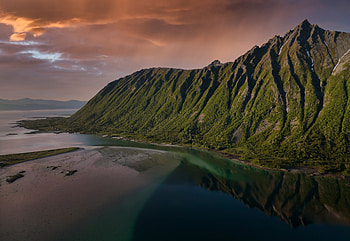 Norway Lofoten Mountains Morfjord , mountains, nature HD wallpaper