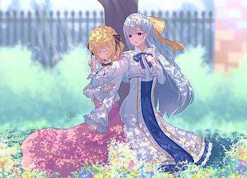 Anisphia Wynn Palettia & Euphilia Magenta, Euphilia Magenta, Anisphia Wynn Palettia, Anime, The Magical Revolution of the Reincarnated Princess and the Genius Young Lady HD wallpaper