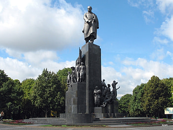 Landscape, Monuments, Cossacks HD wallpaper