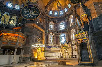 Hagia Sophia, Controversial decision, Christian mosaics, Turbulent debate HD wallpaper
