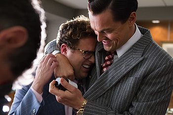 Jordan Belfort, The Wolf Of Wall Street, Movie, Donnie Azoff, Jonah Hill, Leonardo Dicaprio HD wallpaper