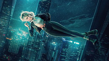 Spidergwen Walking Around The City , gwen-stacy, superheroes, artist, artwork, digital-art HD wallpaper